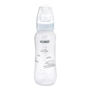 Mamadeira Natural Kuka Cor Branca Tamanho 2 Bico Ortodôntico 250ml