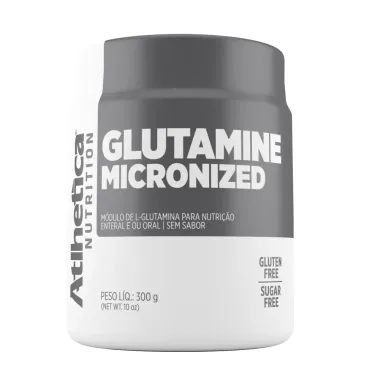 Glutamine Micronized Atlhetica Nutrition Sem Sabor 300g