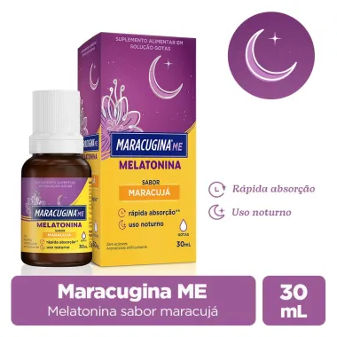 Maracugina Me Melatonina Sabor Maracujá 30ml