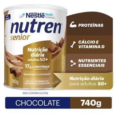 Nutren Senior Complemento Alimentar Chocolate 740g