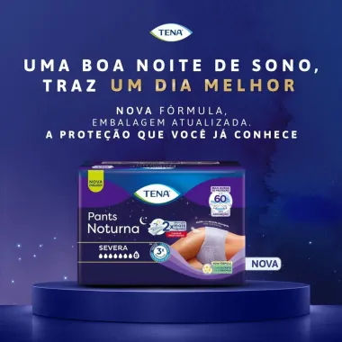 Roupa &Iacute;ntima Tena Pants Noturna P/M 24 Unidades Embalagem Econ&ocirc;mica