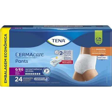 Roupa Íntima Tena Pants Ultra Dermacare G/EG 24 Unidades