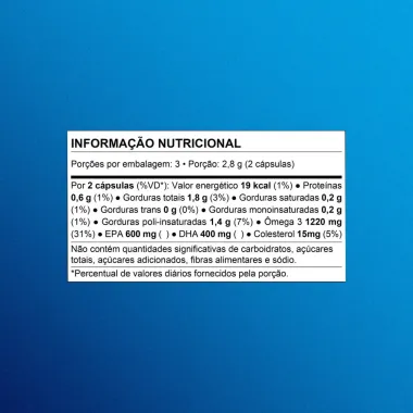 Suplemento Alimentar Nutren Ômega 3 1000mg com 60 Cápsulas