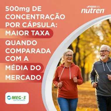 Suplemento Alimentar Nutren &Ocirc;mega 3 1000mg com 60 C&aacute;psulas