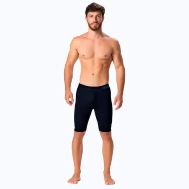 Bermuda Térmica Bressan High Compression Masculina Preta Tamanho GG