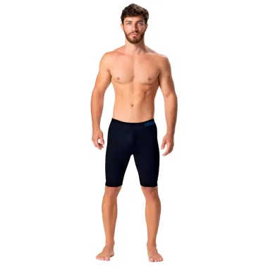 Bermuda Térmica Bressan High Compression Masculina Preta Tamanho M