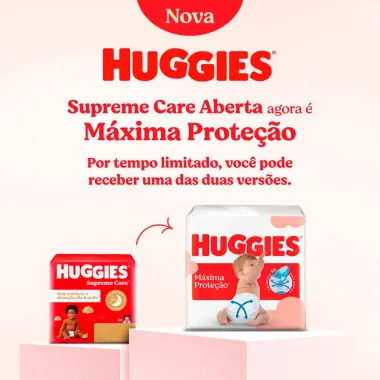 Fralda Huggies Supreme Care Tamanho G 66 Fraldas Descartáveis