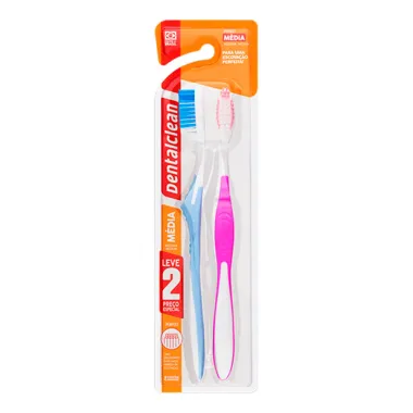 Escova Dental DentalClean Perfect Média Leve 2 Pague 1 Unidade