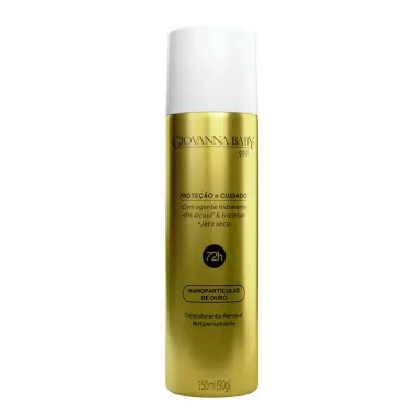 Desodorante Giovanna Baby Gold Aerosol Antiperspirante 72h com 150ml