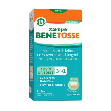 Benetosse Xarope 3 em 1 Sabor Cereja 100ml