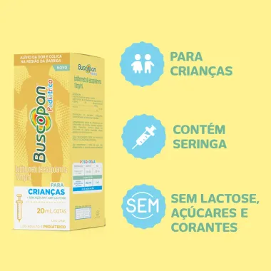 Buscopan Pediátrico Gotas com Seringa Dosadora