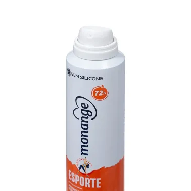 Desodorante Monange Esporte Aerosol Antitranspirante 72h Sem Silicone 150ml