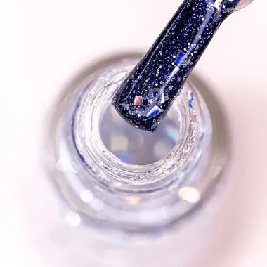 Esmalte Risqué Livre Para Brilhar Glitter Cor Capricha No Glow 8ml