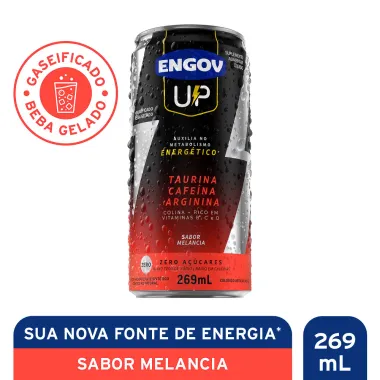 Energético Engov UP Taurina, Cafeína e Arginina Sabor Melancia Hero