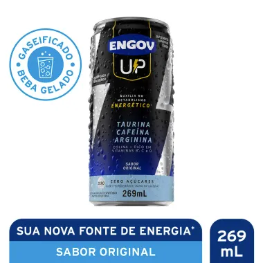 Energético Engov Up Taurina Cafeína e Arginina Sabor Original Hero