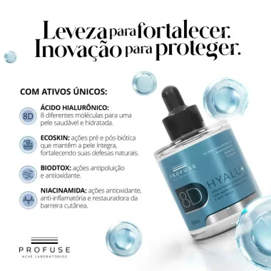 Sérum Fortalecedor Profuse Hyalu+ 8D 50ml