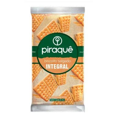 Biscoito Salgado Piraquê Integral 138g