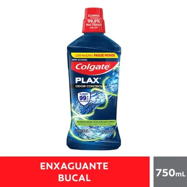 Solu&ccedil;&atilde;o Bucal Colgate Plax Odor Control 750ml Leve Mais por Menos