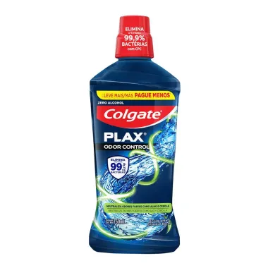 Enxaguante Bucal Colgate Plax Odor Control 750ml Leve Mais Por Menos