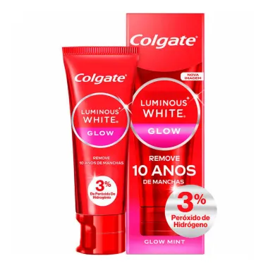 Creme Dental Colgate Luminous White Glow Clareador 70g