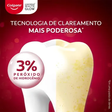 Creme Dental Colgate Luminous White Glow Clareador 70g