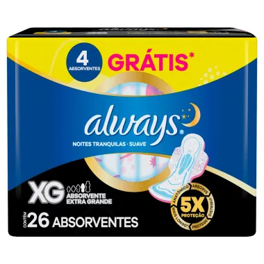 Absorvente Noturno Always XG