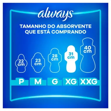 Absorvente Noturno Always Noites Tranquilas Suave Extra Grande -4