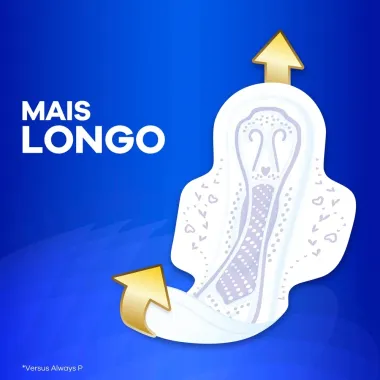 Absorvente Always Noturno Suave Extra Grande com Abas 8 Unidades