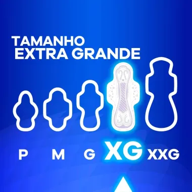 Absorvente Always Noturno Suave Extra Grande com Abas 8 Unidades