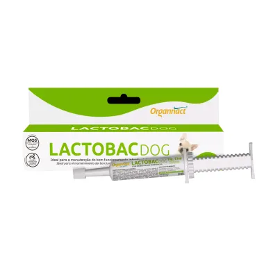 Lactobac Dog Organnact Suplemento Vitamínico 13ml