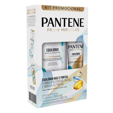 Shampoo Pantene Pro-V Miracles Equilíbrio 300ml + Condicionador 150ml