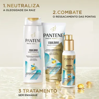 Shampoo Pantene Pro-V Miracles Equil&iacute;brio 300ml + Condicionador 150ml