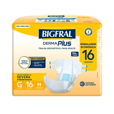 Fralda Bigfral Derma Plus