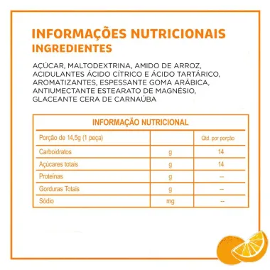 Pastilha Tic Tac Laranja 14,5g