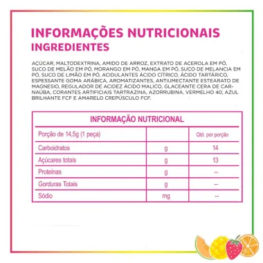 Pastilha Tic Tac Frutas 14,5g