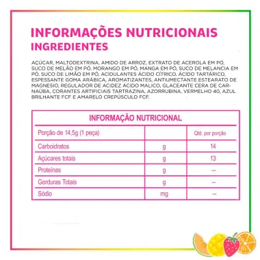 Pastilha Tic Tac Frutas 14,5g