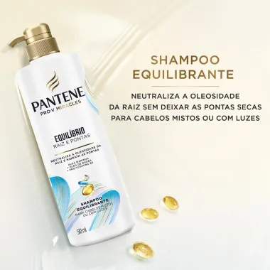 Shampoo Pantene Pro-V Miracles Equilibrio Raiz e Pontas 510ml