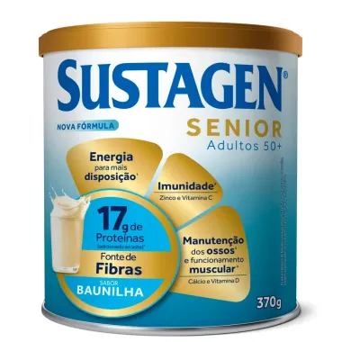 Complemento Alimentar Sustagen Senior Adultos 50+ Sabor Baunilha 370g