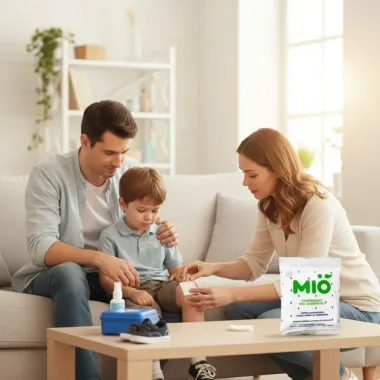 Compressas Não Aderentes Mió Super Absorvente Estéril com 10 Unidades