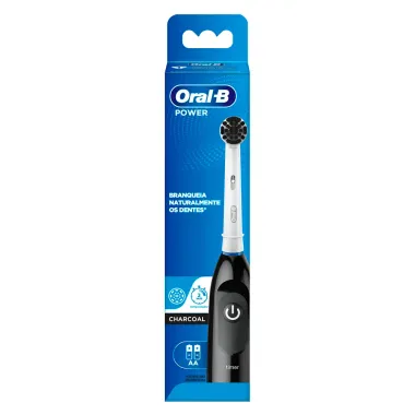 Escova Dental Elétrica Charcoal Oral-B Power à Pilha 1 Unidade