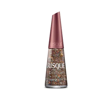 Esmalte Risqué Livre para Brilhar Dona da Festa 8ml