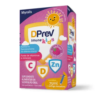 DPrev Imune Kids  Sabor Framboesa 75ml