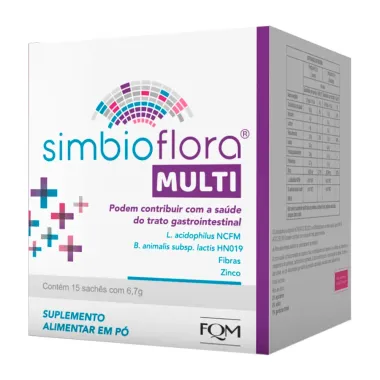 Simbioflora Multi com 15 Sachês de 6,7g cada