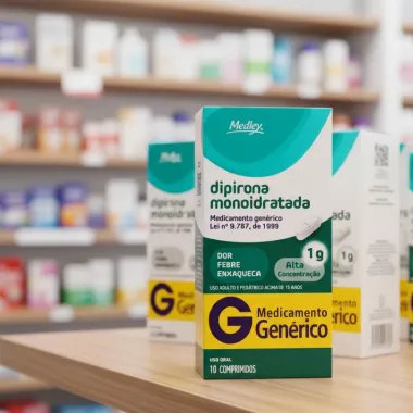 Dipirona 1g Medley Genérico com 10 Comprimidos