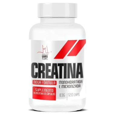 Creatina Health Labs com 120 Cápsulas