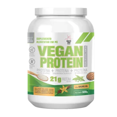 Vegan Protein Health Labs Sabor Baunilha 600g