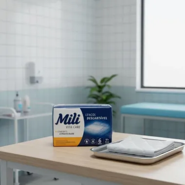 Lençol Absorvente Mili Vita Care Descartável com 6 Unidades