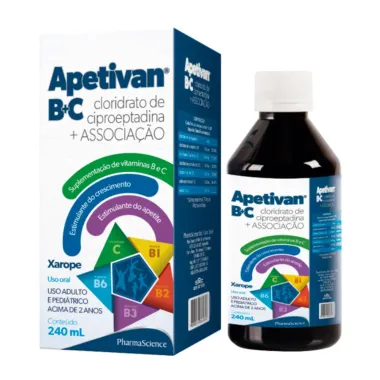 Apetivan B + C Xarope com 240ml