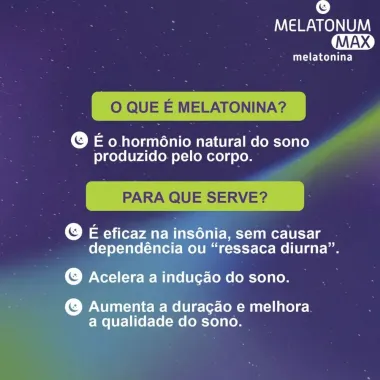 Melatonum Max Melatonina Sabor Menta Gotas 30ml