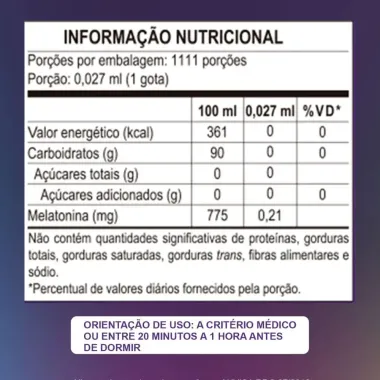 Melatonum Max Melatonina Sabor Menta Gotas 30ml